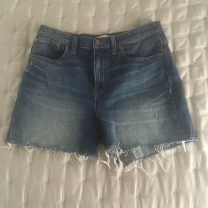 Madewell High Rise denim shorts